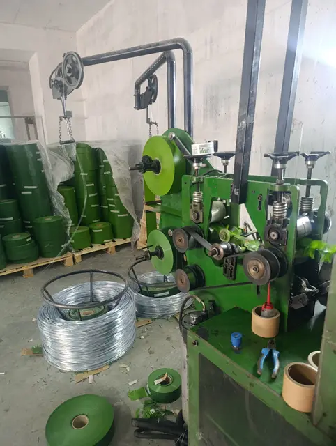 Çimçit tel sarım makinesi
